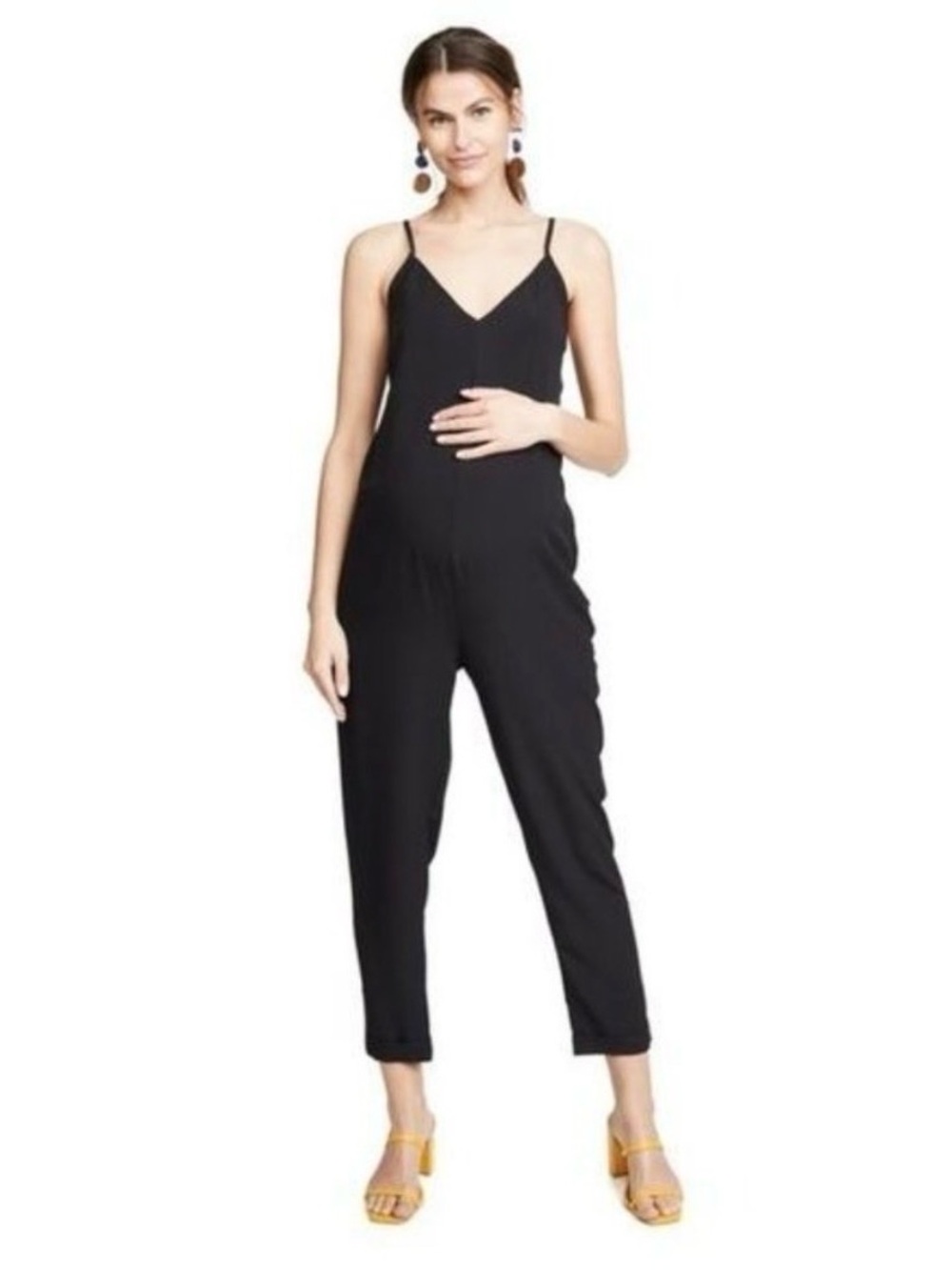 Hatch The Georgie Jumper Jumpsuit Black Size 0 Maternity XS Small 0 2 Casual